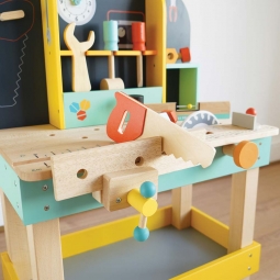 Drewniany warsztat z narzędziami Alexa, zestaw majsterkowicza, Le Toy Van