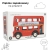 Drewniany piętrowy autobus, Londyn, zabawka dla dzieci, pojazd, Le Toy Van