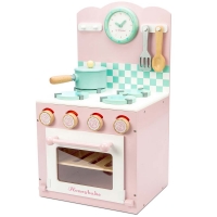 Kuchnia drewniana dla dzieci różowa z  piekarnikiem i płytą kuchenną Le Toy Van
