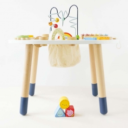 Drewniany stolik edukacyjny sensoryczna zabawka dla dzieci, stół Le Toy Van