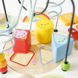 Drewniany stolik edukacyjny sensoryczna zabawka dla dzieci, stół Le Toy Van