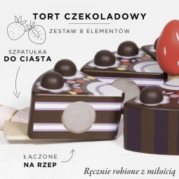 Tort czekoladowy drewniany Le Toy Van