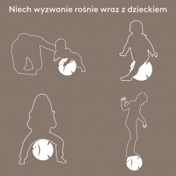 Ryba Sand Grey zabawka sensoryczna ruchowa balans dla dzieci bObles