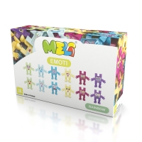 MELI EMOTKI TĘCZA 50205 WAFLE KLOCKI 12 szt