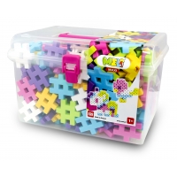 MELI MAXI TRAVEL BOX PINK 50416 WAFLE KLOCKI 230 elementów