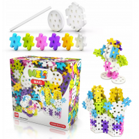 MELI MAXI PINK CONSTRUCTOR 50425 WAFLE KLOCKI 220 elementów