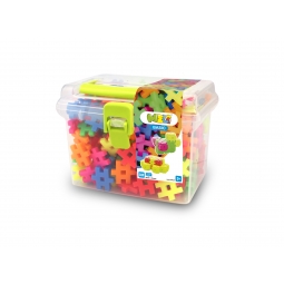 MELI BASIC NEON BOX TRAVEL 50090 WAFLE KLOCKI 250 elementów