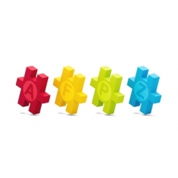 MELI BASIC NEON EDU 50094 WAFLE LITERY 1200 elementów