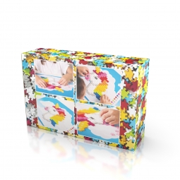 MELI MINIS JEDNOROŻEC 50362 WAFLE KLOCKI 250 elementów