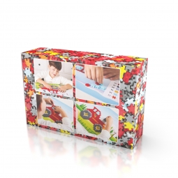 MELI MINIS TRAKTOR 50368 WAFLE KLOCKI 250 elementów
