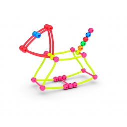 MELI NEON 50607 150 el KLOCKI KONSTRUKCYJNE STIK PATYCZKI