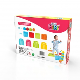 MELI SOFT BIBI 20 EL. MATY SENSORYCZNE Z KLOCKAMI 70210