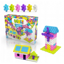 MELI BASIC PINK 50030 WAFLE KLOCKI 600 elementów