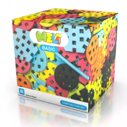 MELI BASIC CONSTRUCTOR SET 50034 WAFLE KLOCKI 60 elementów