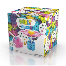 MELI BASIC CONSTRUCTOR PINK 50060 WAFLE KLOCKI 200 elementów