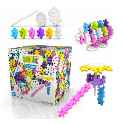 MELI BASIC CONSTRUCTOR PINK 50070 WAFLE KLOCKI 600 elementów