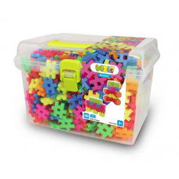 MELI BASIC NEON BOX TRAVEL 50091 WAFLE KLOCKI 500 elementów
