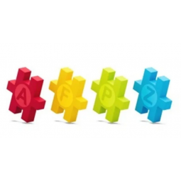 MELI BASIC NEON EDU 50094 WAFLE LITERY 1200 elementów