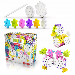 MELI MAXI PINK CONSTRUCTOR 50424 WAFLE KLOCKI 120 elementów