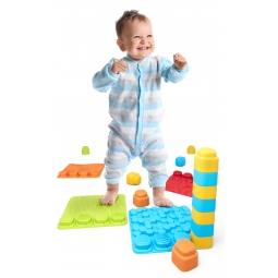 MELI SOFT BIBI 20 EL. MATY SENSORYCZNE Z KLOCKAMI 70210