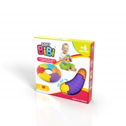 MELI SOFT BIBI 6 EL. PUZZLE SENSORYCZNE BALANCE 70240
