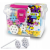 MELI BASIC CONSTRUCTOR PINK BOX TRAVEL 50080 WAFLE KLOCKI 250 elementów