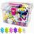 MELI BASIC CONSTRUCTOR PINK BOX TRAVEL 50081 WAFLE KLOCKI 500 elementów
