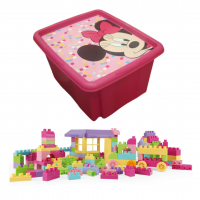 Klocki Konstrukcyjne Minnie Różowy Pojemnik 41280