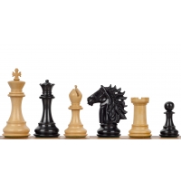 FIGURY SZACHOWE BAGGIO HEBANIZOWANE 4 CALE