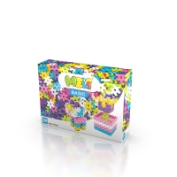 MELI BASIC PINK 50025 WAFLE KLOCKI 300 elementów