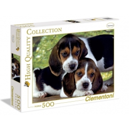 CLEMENTONI PUZZLE 500 EL HIGH QUALITY COLLECTION SZCZENIACZKI 30289