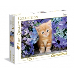 CLEMENTONI PUZZLE 500 EL HIGH QUALITY COLLECTION RUDY KOTEK W KWIATKACH 30415