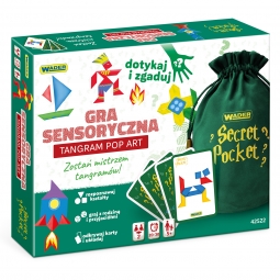 SECRET POCKET TANGRAM POP ART - GRA SENSORYCZNA 42522 WADER