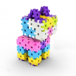 MELI BASIC PINK 50025 WAFLE KLOCKI 300 elementów