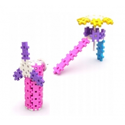 MELI MAXI PINK CONSTRUCTOR 50425 WAFLE KLOCKI 220 elementów