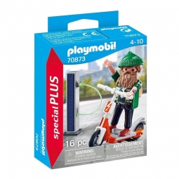 PLAYMOBIL 70873 HIPSTER Z ELEKTRYCZNĄ HULAJNOGĄ FIGURKA