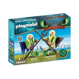 PLAYMOBIL 70042 MIECZYK I SZPADKA W ZBROI DO LATANIA 20 EL