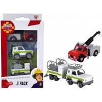 STRAŻAK SAM 3 pack POJAZDY VET 4X4 Z PRZYCZEPĄ I PHOENIX