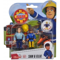 STRAŻAK SAM FIGURKI SAM I ELLIE