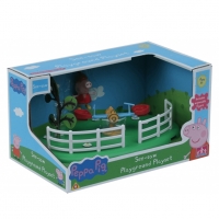 ŚWINKA PEPPA PLAC ZABAW Z HUŚTAWKĄ ZESTAW Z FIGURKĄ