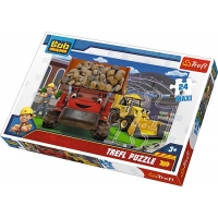 PUZZLE MAXI 24 EL BOB BUDOWNICZY TREFL 14246