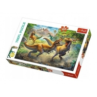 TREFL PUZZLE 160 EL WALCZĄCE TURANOZAURY 15360