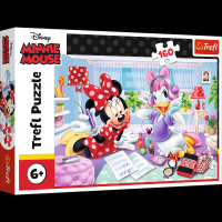 MINNIE DZIEŃ Z PRZYJACIÓŁKĄ PUZZLE 160 EL. TREFL 15373