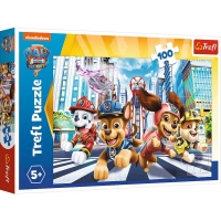 PSIA EKIPA PSI PATROL PUZZLE 100 EL. TREFL 16414