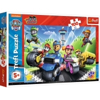 PSI PATROL NA MOTORACH PUZZLE 100 EL. TREFL 16430