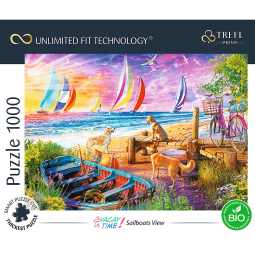 WIDOK NA ŻAGLÓWKI PUZZLE 1000 el. TREFL 10697 UFT