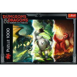 LEGENDARNE POTWORY Z FAERUN TREFL PUZZLE 1000 EL 10763