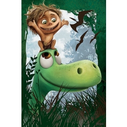 PUZZLE 60 EL DOBRY DINOZAUR JAK DOBRZE MIEĆ PRZYJACIELA! TREFL 17278