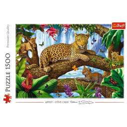 ODPOCZYNEK WŚRÓD DRZEW PUZZLE 1500 elementów TREFL 26160