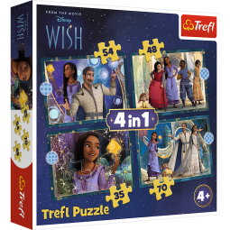 TREFL 34649 Puzzle 4w1 Marzenia się spełniają